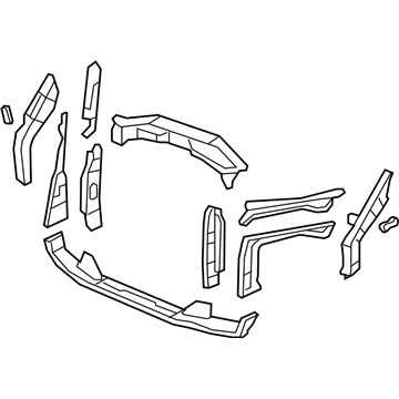 Acura 60400-STX-A02ZZ Bulkhead Complete , Front