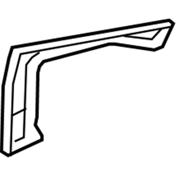 Acura 60462-STX-A00ZZ Plate, Left Front Bulkhead Side
