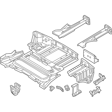 BMW 41-12-8-413-719 Trunk Floor