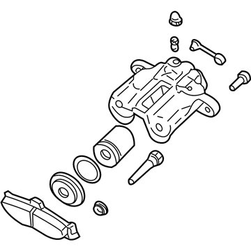 GM 89047677 Caliper Kit, Rear Brake