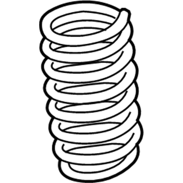 BMW 31-33-7-850-122 Coil Spring, Front
