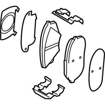 Kia 58101E6A10 Pad Kit-Front Disc Brake