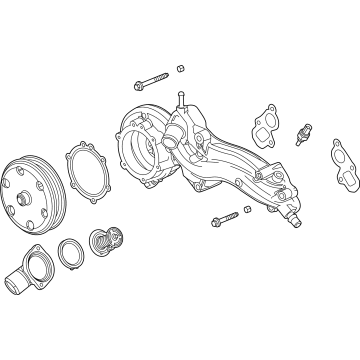 GM 12714605 Water Pump Housing