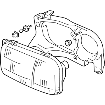 GM 91174687 Composite Headlamp