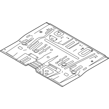 Kia 65112R0000 PANEL-CENTER FLOOR