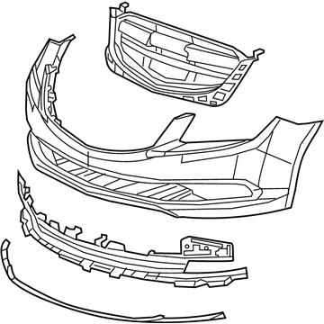 GM 90904906 Bumper Cover