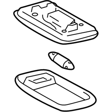 Toyota 81240-02030-E1 Overhead Lamp