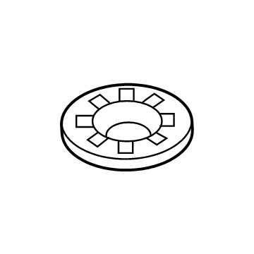 Hyundai 55334-K2000 Rear Spring Pad, Upper
