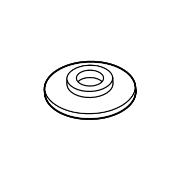 Hyundai 55333-K2000 Rear Spring Pad, Lower
