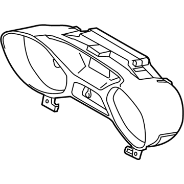 Ford JJ5Z-10849-TA Cluster Assembly