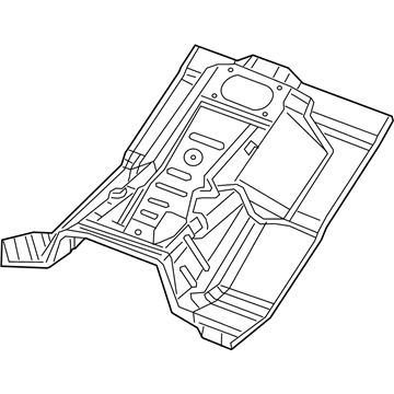 Mopar 68298262AB Pan-Front Floor Tunnel