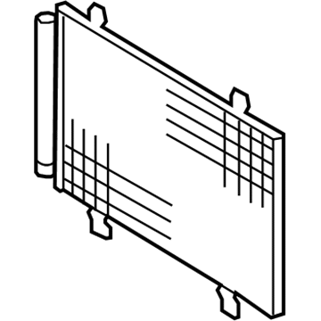 Lexus 88460-50201 CONDENSER Assembly