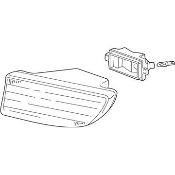 BMW 63-17-8-352-023 Fog Lights, Left