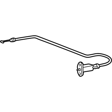 Hyundai 81590-38000 Catch & Cable Assembly-Fuel Filler