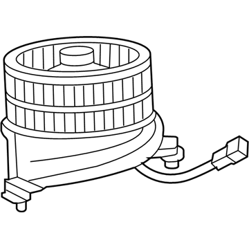 Mopar 4885475AC Motor-Blower With Wheel