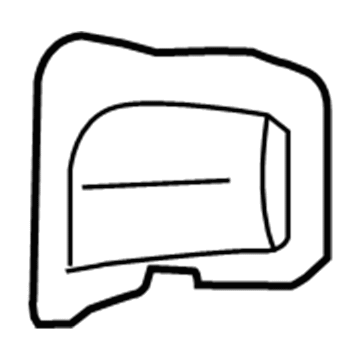 Acura 82891-STX-A00 Protector, Left Rear Seat Belt
