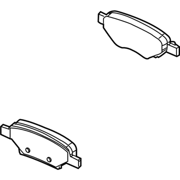 GM 19181867 Pad Kit, Rear Disc Brake