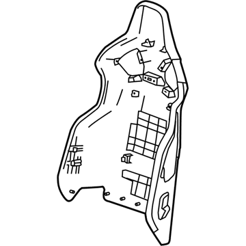 GM 84509008 Seat Back Panel