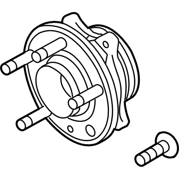 Ford HB5Z-1104-C Hub & Bearing Assembly