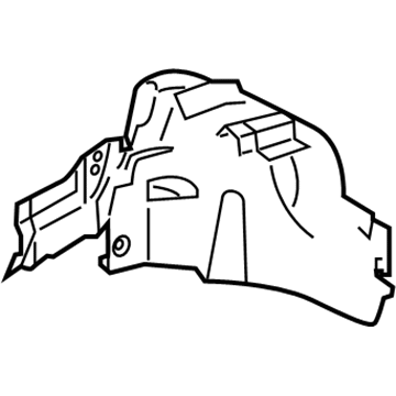 BMW 51-71-7-333-524 Cover, Wheel Arch, Rearsection, Front Right