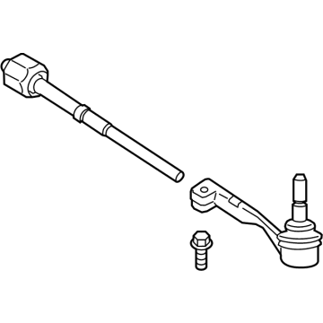 BMW 32-10-7-884-669 LEFT TIE ROD