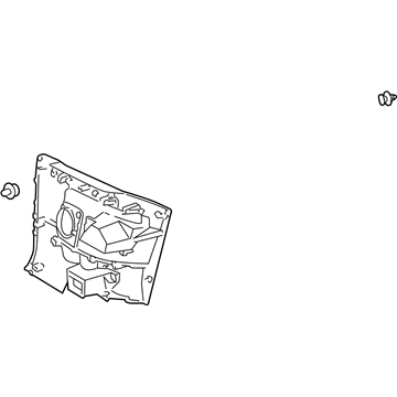 Toyota 62520-21010-B1 Quarter Trim Panel