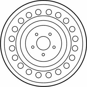 Kia 52910C1910 Wheel Assembly-Temporary