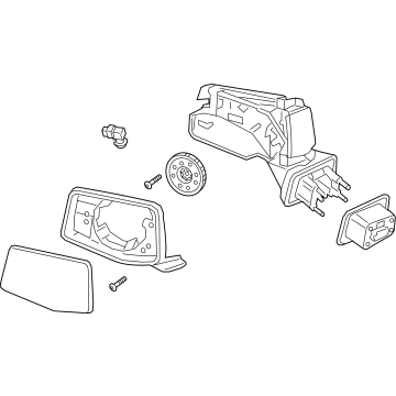 GM 84817038 Mirror Assembly