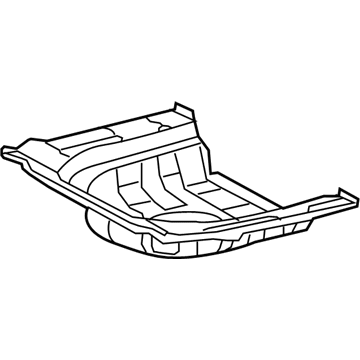 Lexus 58311-33071 Pan, Rear Floor