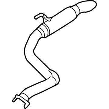 Kia 287504D100 Tail Pipe