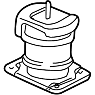 Acura 50800-S3V-A82 Rubber, Front Engine Mounting