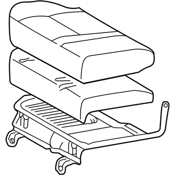 Toyota 71460-01180-B1 Cushion Assembly