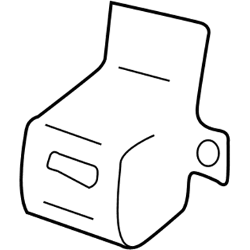 Hyundai 85893-25000-LT Cover-Rear Wheel House, RH