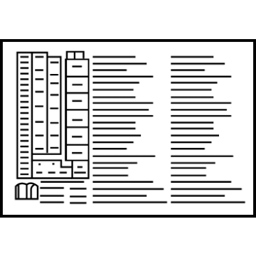 GM 42724536 Fuse Box Label