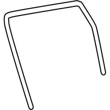 Mopar 5076873AD WEATHERSTRIP-Rear Door Flush Glass