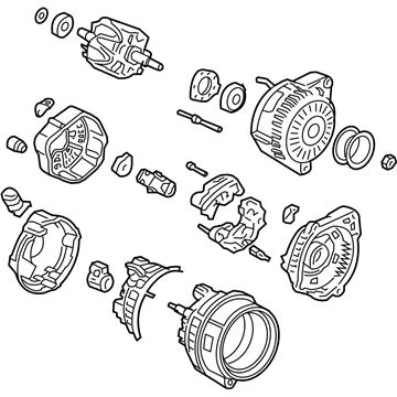 Honda 31100-RJA-A02 Alternator Assembly (Csd69) (Denso)