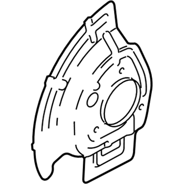 Mopar 5086664AA Shield-Splash