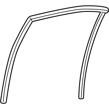 Lexus 68152-76011 Run, Rear Door Glass