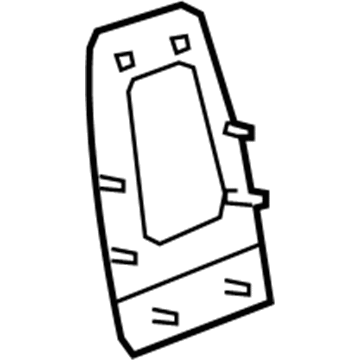 GM 20926208 Seat Back Panel