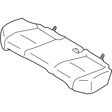 Infiniti 88320-1MA0A Trim Cushion Rear