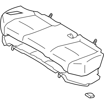 Infiniti 88300-1MA3B Cushion Assy-Rear Seat