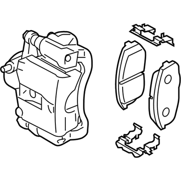 Hyundai 58130-J9150 Brake Assembly-FR, RH