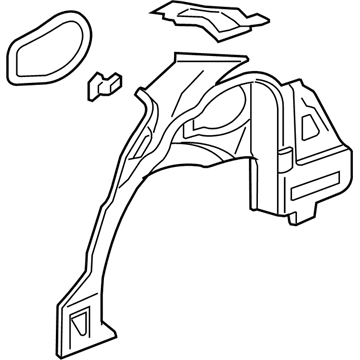 GM 89022979 Outer Wheelhouse
