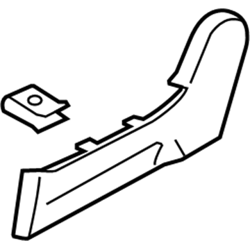 Nissan 87331-1FH0A Finisher-Cushion, Front Seat Inner RH