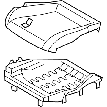 Infiniti 87350-CM40B Cushion Assembly - Front Seat