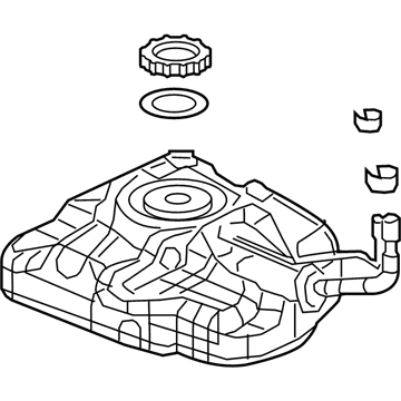 Honda 17044-TR0-L00 Tank Set, Fuel