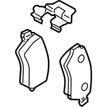 GM 93193613 Rear Pads