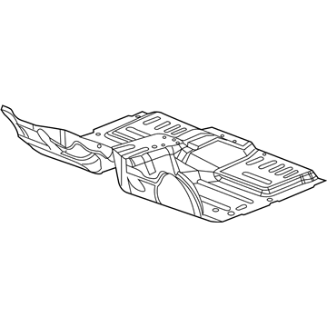 Mopar 55364700AA Pan-Front Floor