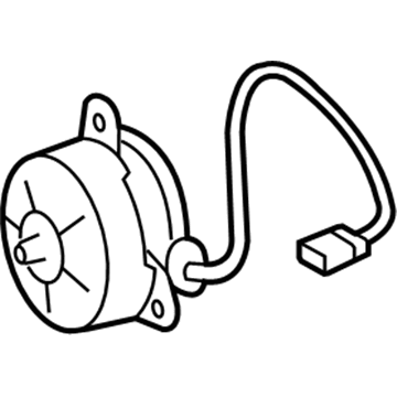 Toyota 16363-0V370 Fan Motor