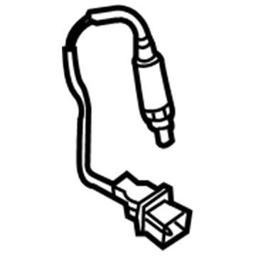 BMW 11-78-7-516-150 Oxygen Sensor, Black